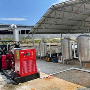 100kw biogas generator with biogas scrubber and blower