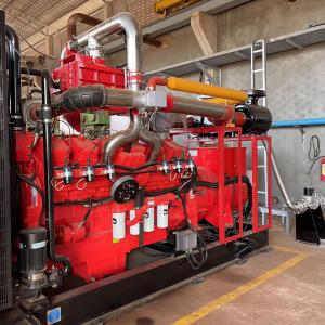 3set 500KW biogas generator set in Cambodia