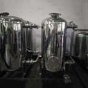 Biogas H2S and impurities filter tank 