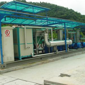 Biogas/landfill gas dehumidification dryer system 