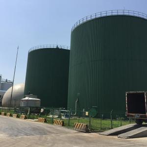Enamel steel digester biogas plant