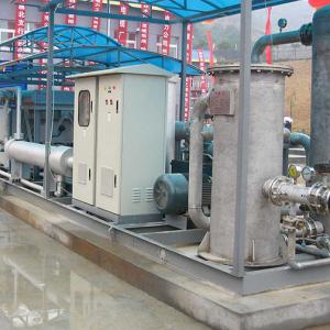 Landfill gas dehumidification and purification treatment system 