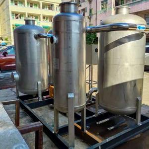 Skid mounted biogas desulfurizer system 