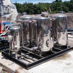 Skid mounted stainless steel biogas scrubber system 